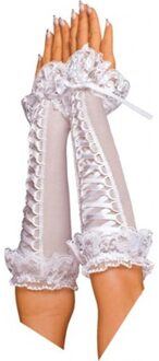 Visnet Handschoenen Wit