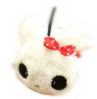 Visnxgi Vrouwen Gilrs Zwart Wit Kleine Panda Pad Pluizige Oor Warmer Oorbeschermers Winter Leuke Panda Ear Muff warmer E008 rood vlinder