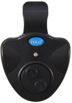 Vissen Bite Alarm Bell Indicator Led Waterdicht Nachtlampje Hengelen + Batterijen-Zwart