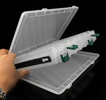 Vissen Box Voor Baits Dubbelzijdig Plastic Lokken Dozen Fly Visgerei Opbergdoos Levert Accessoires Hoge Sterkte A1