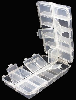 Vissen Box Voor Baits Dubbelzijdig Plastic Lokken Dozen Fly Visgerei Opbergdoos Levert Accessoires Hoge Sterkte A6