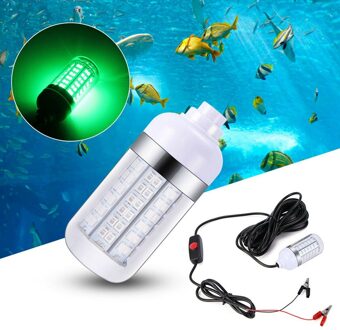 Vissen Lichten 12V Led 15W Groene Verlichting IP68 Waterdichte Onderwater Verzamelen Lichten Trekken Garnalen Inktvis Krill Lampen