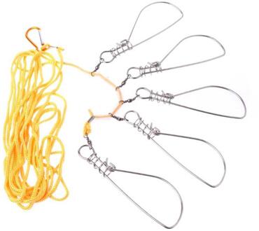 Vissen Lock Gesp Rvs Levende Vis Lock Riem Vissen Stringer Visgerei Voor Accessoires Snelle Levering