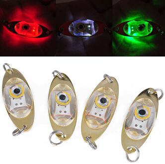 Vissen Lokken Val Licht Led Onderwater Oogvorm Vissen Squid Lokken Lamp Lichtgevende Of Vis Aantrekken Aas G0N6