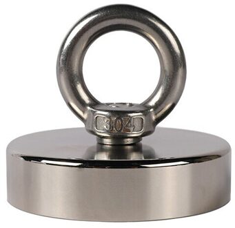 Vissen Magneten Met 10M Touw Optie Magnetische Materiaal 150Kg Sterke N35 Neodymium Permanente Magneet Ronde Dikke Eyebolt Magnet enkel en alleen