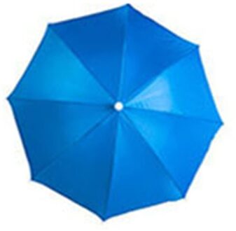 Vissen Paraplu Hoed Zonnebrandcrème Hoed Hoofd Gemonteerde Overhead Vissen Thee Landbouw Paraplu Uv-bescherming Paraplu Hoed blauw