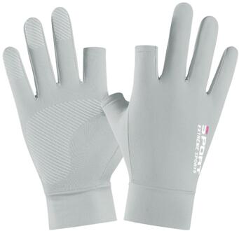 Vissen Vangen Handschoenen Beschermen Hand Professionele Release Anti-Slip Vis Handschoenen Voor Fotografie Vliegvissen Ijsvissen Fietsen Grijs