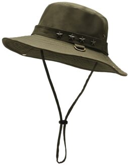 Visser Emmer Cap Nylon Brede Rand Zonnescherm Anti Uv Waterdichte Opvouwbare Draagbare Outdoor Hoed Hoofd Dragen Verstelbare Kinband JG