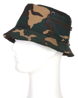 Vissershoedje camouflage print - volwassenen - groen - Army - Katoen