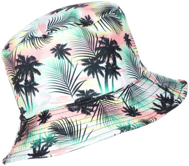 Vissershoedje Hawaii Palmbomen Multikleur - Print