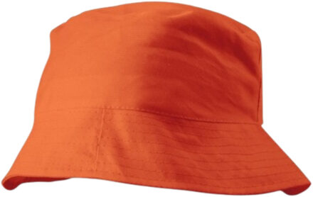 Vissershoedje - oranje - zonnehoedje - 57-58 cm - Koningsdag