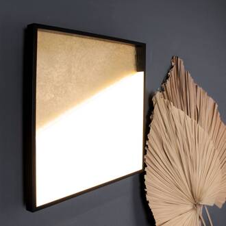 Vista LED wandlamp, goud/zwart, 30 x 30 cm goud, zwart