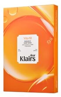 Vita 10 Radiance Sheet Mask Set 25ml x 5 sheets