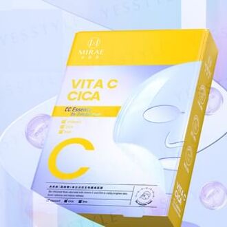 Vita C & CICA CC Essence Bio-Cellulose Mask 3 pcs