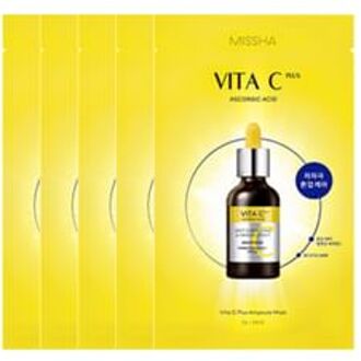 Vita C Plus Ampoule Mask Bundle Set 27g x 5 sheets