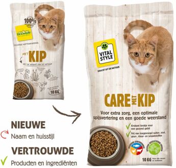 VitaalCompleet - Kip kattenvoeding 10 kg