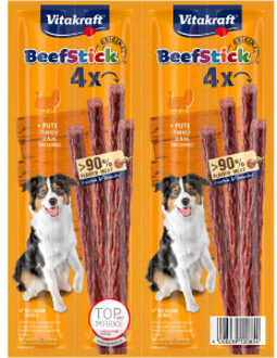 Vitakraft Beefstick met kalkoen hondensnack (4 st.) 10 verpakkingen