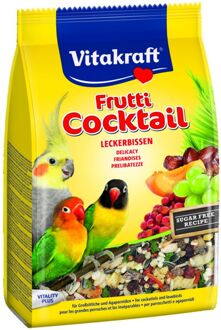 Vitakraft Coctail Frutti Valkparkiet Agaproniden - Vogelsnacks - Bijvoeding opgroei en mengelingen - 250 gram