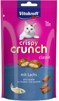 Vitakraft crispy crunch 4 smaken . zalm/kip/mout/pepermunt