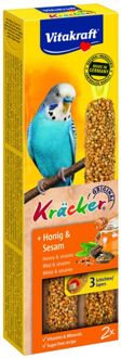 Vitakraft honing/sesam-kracker parkiet 2in1