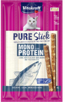 Vitakraft Pure Stick koolvis kattensnack (4 x 5 g) 5 verpakkingen