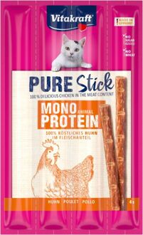 Vitakraft Pure Sticks - Kattensnack - Kip - 4 stuks