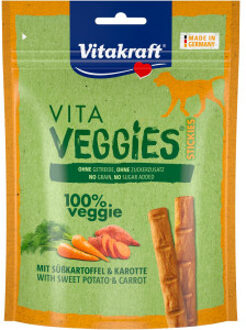 Vitakraft Vita Veggies Sticks met zoete aardappel hondensnack (80 g) 9 verpakkingen