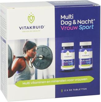Vitakruid Multi Dag & Nacht Vrouw Sport