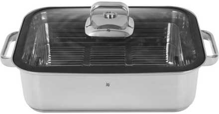 Vitalis Stoom-/Braadpan 6,5 L Zilver