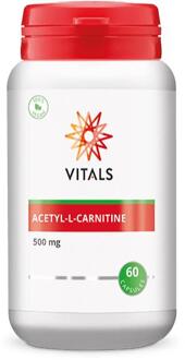 Vitals Acetyl-L-carnitine 500 mg Sportvoeding - 60 vegicaps