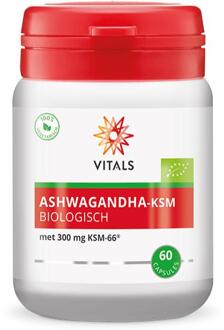 Vitals Ashwagandha-KSM Voedingssupplementen - 60 vegicaps