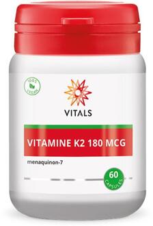 Vitals K2 180 mcg Voedingssupplement - 60 vegicaps