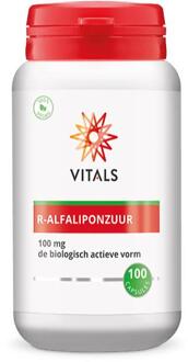 Vitals Natuurlijk R-Alfaliponzuur Voedingssupplement - 100 capsules