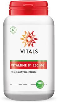 Vitals Vitamine B1 250 mg - 100 Capsules - Vitaminen