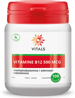 Vitals Vitamine B12 500 MCG - 100 Zuigtabletten