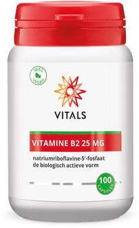 Vitals Vitamine B2 25 mg Voedingssupplementen - 100 vegicaps