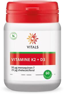 Vitals Vitamine K2 + D3 Vegan - 60 Softgels
