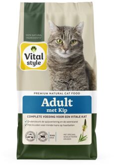 VITALstyle Adult - Kattenvoer - Kip - 10 kg