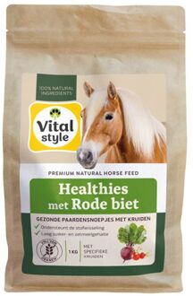 VITALstyle Healthies - Paardensnoepjes - Rode Biet