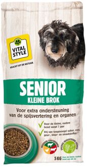 VITALstyle Hondenvoer Senior Kleine Brok 5 kg