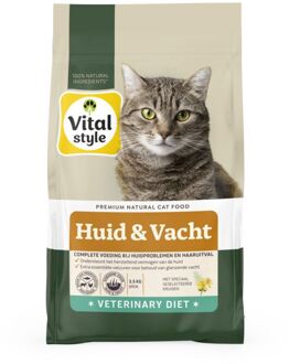 VITALstyle Huid & Vacht Premium - Kattenvoer - Gevogelte - 3,5 kg