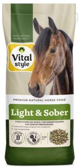 VITALstyle Light & Sober Muesli - Paardenvoer - 15 kg - Zak