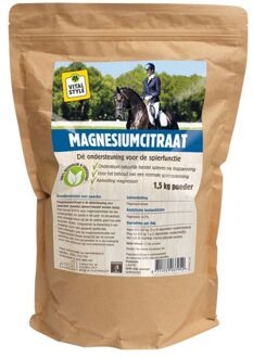 VITALstyle Magnesium citraat - Magnesium - 1,5 kg