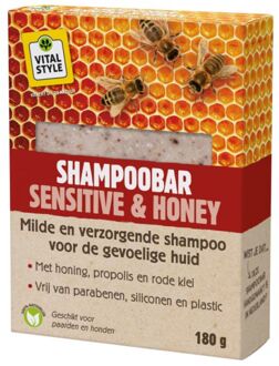 VITALstyle Shampoobar Sensitive & Honey - Paardenshampoo - 180 gram