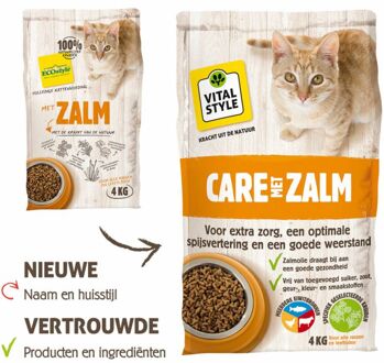 VITALstyle vitaalcompleet - kattenvoer - zalm - 4 kg