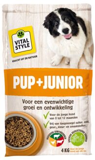 VITALstyle VitaalCompleet Puppy & Junior Hondenvoer - 4 kg