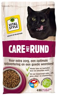 VITALstyle Vitaalcompleet - Rund - Kattenvoer - 4 kg