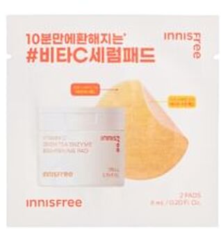 Vitamin C Green Tea Enzyme Brightening Pad Sachet 2 pcs