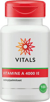 Vitamine A 4000 IE - 100 vegicaps