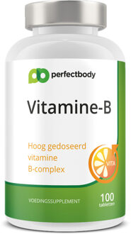 Vitamine B Tabletten - 100 Tabletten - PerfectBody.nl